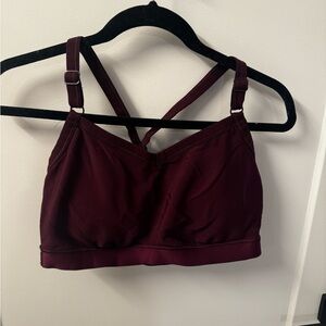 Aerie Deep Red Sports Bra